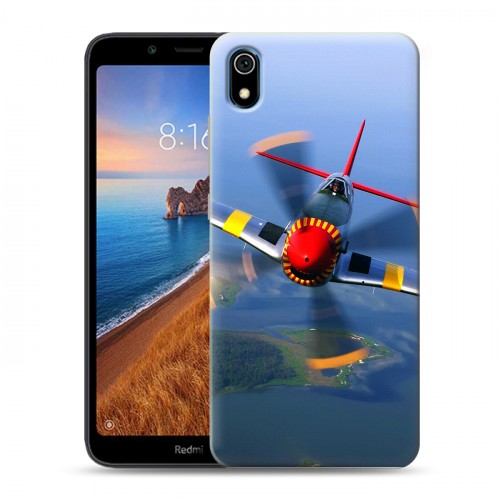 Дизайнерский силиконовый чехол для Xiaomi RedMi 7A самолеты