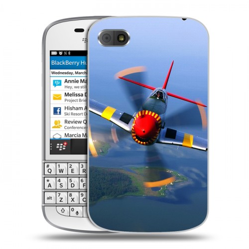 Дизайнерский пластиковый чехол для BlackBerry Q10 самолеты