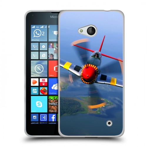 Дизайнерский пластиковый чехол для Microsoft Lumia 640 самолеты