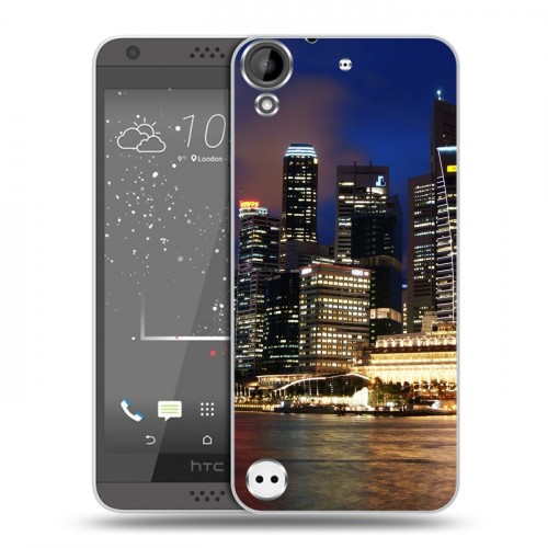 Дизайнерский пластиковый чехол для HTC Desire 530 Сингапур