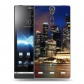 Дизайнерский пластиковый чехол для Sony Xperia S Сингапур