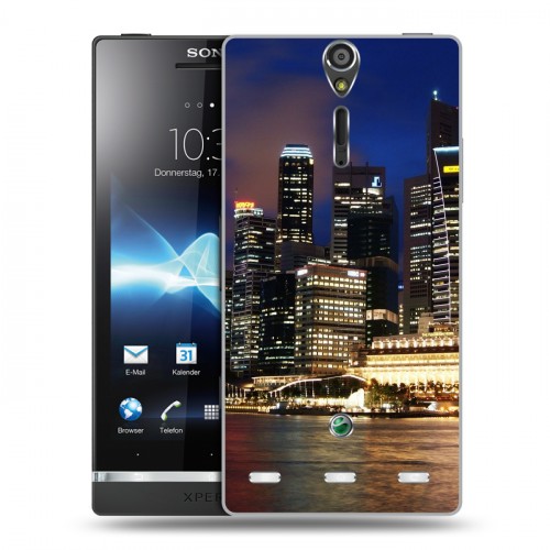 Дизайнерский пластиковый чехол для Sony Xperia S Сингапур