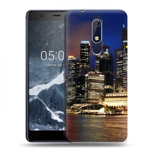 Дизайнерский пластиковый чехол для Nokia 5.1 Сингапур