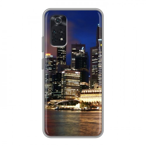 Дизайнерский силиконовый чехол для Xiaomi Poco M4 Pro 4G Сингапур