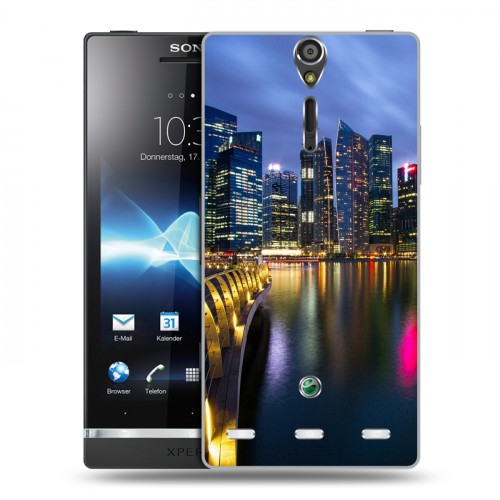 Дизайнерский пластиковый чехол для Sony Xperia S Сингапур