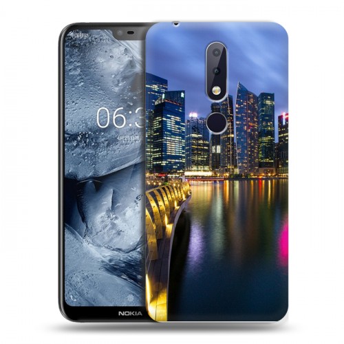 Дизайнерский пластиковый чехол для Nokia 6.1 Plus Сингапур