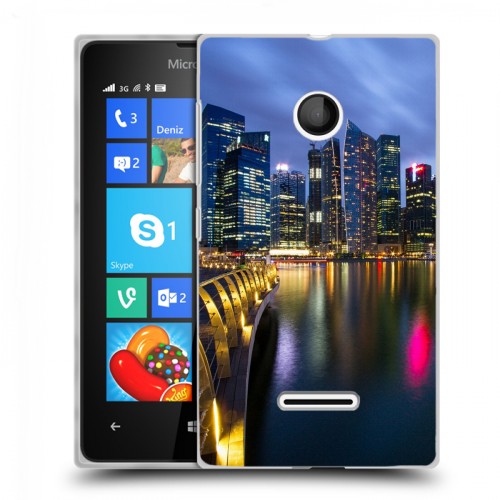 Дизайнерский пластиковый чехол для Microsoft Lumia 435 Сингапур