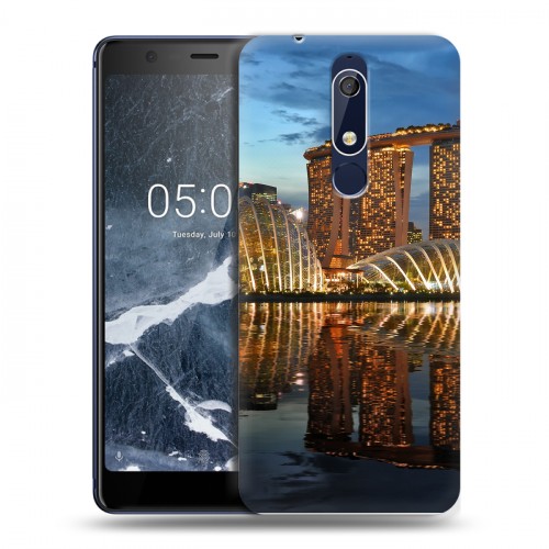 Дизайнерский пластиковый чехол для Nokia 5.1 Сингапур