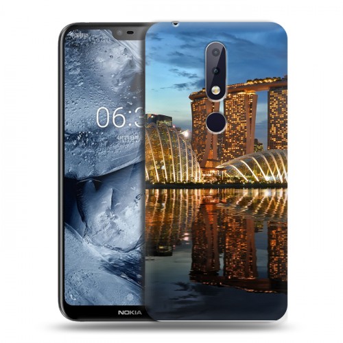 Дизайнерский пластиковый чехол для Nokia 6.1 Plus Сингапур