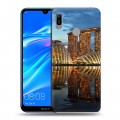 Дизайнерский пластиковый чехол для Huawei Y6 (2019) Сингапур