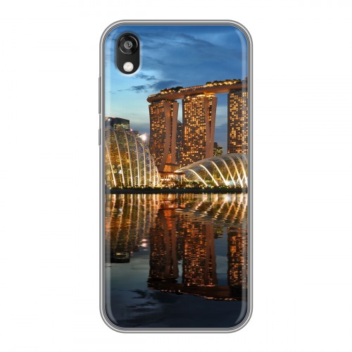 Дизайнерский силиконовый с усиленными углами чехол для Huawei Honor 8s Сингапур