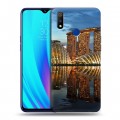 Дизайнерский силиконовый с усиленными углами чехол для Realme 3 Pro Сингапур