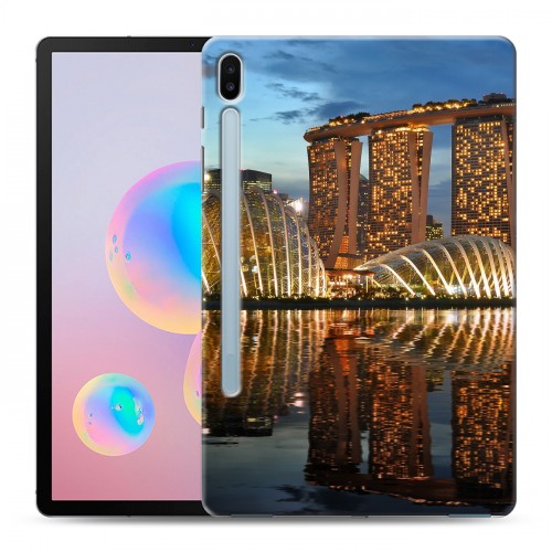 Дизайнерский силиконовый с усиленными углами чехол для Samsung Galaxy Tab S6 Сингапур