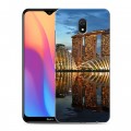 Дизайнерский силиконовый с усиленными углами чехол для Xiaomi RedMi 8A Сингапур