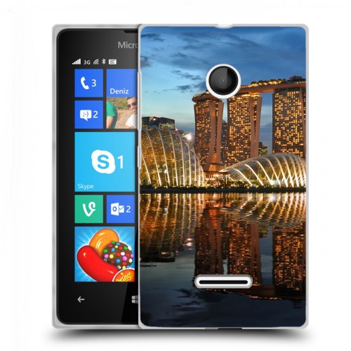 Дизайнерский пластиковый чехол для Microsoft Lumia 435 Сингапур