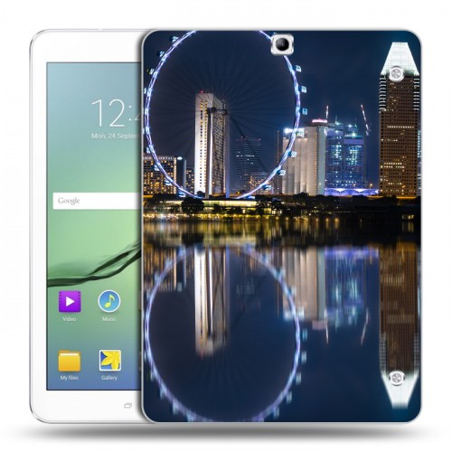 Дизайнерский силиконовый чехол для Samsung Galaxy Tab S2 9.7 Сингапур
