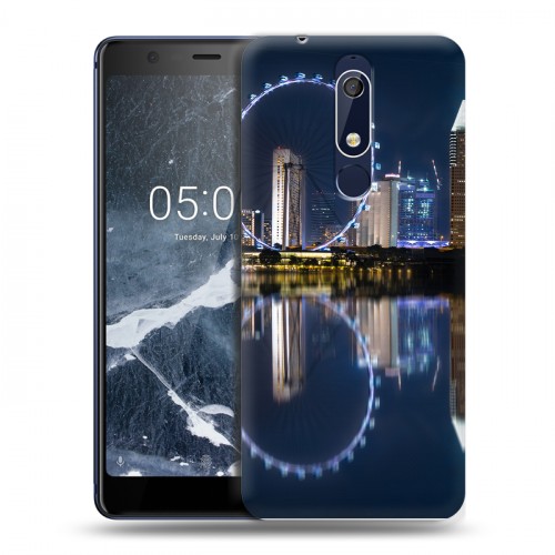 Дизайнерский пластиковый чехол для Nokia 5.1 Сингапур