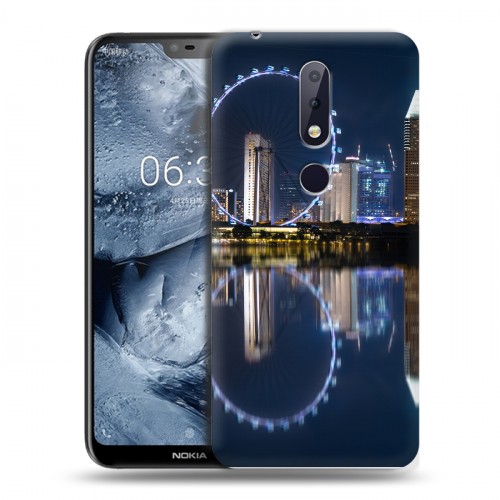 Дизайнерский пластиковый чехол для Nokia 6.1 Plus Сингапур