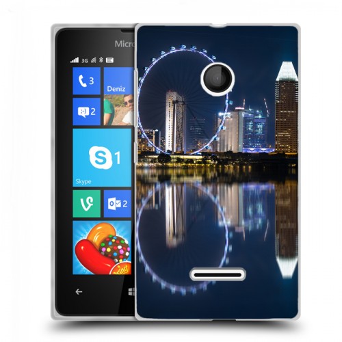 Дизайнерский пластиковый чехол для Microsoft Lumia 435 Сингапур