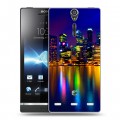 Дизайнерский пластиковый чехол для Sony Xperia S Сингапур