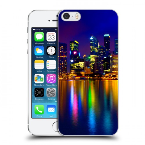 Дизайнерский пластиковый чехол для Iphone 5s Сингапур