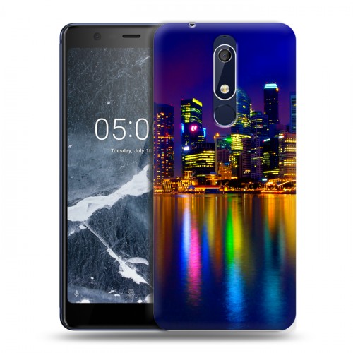 Дизайнерский пластиковый чехол для Nokia 5.1 Сингапур