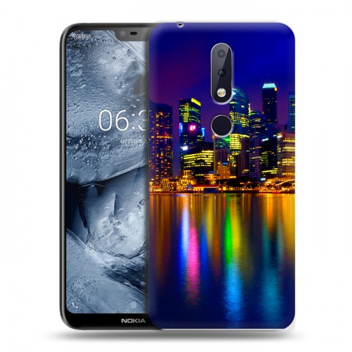 Дизайнерский пластиковый чехол для Nokia 6.1 Plus Сингапур