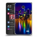 Дизайнерский пластиковый чехол для Nokia X Сингапур