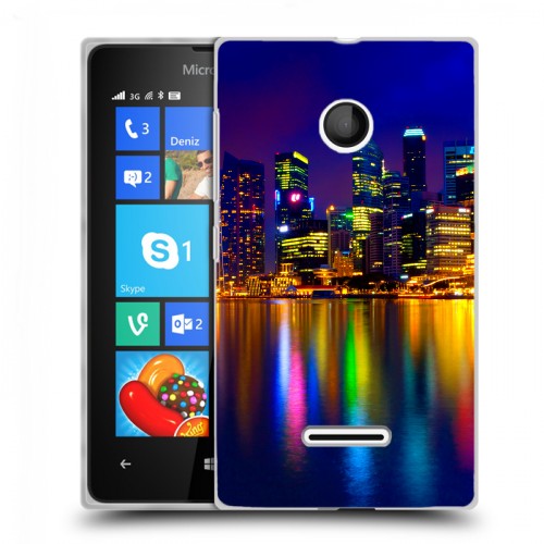Дизайнерский пластиковый чехол для Microsoft Lumia 435 Сингапур