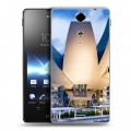 Дизайнерский пластиковый чехол для Sony Xperia TX Сингапур