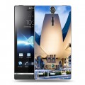 Дизайнерский пластиковый чехол для Sony Xperia S Сингапур