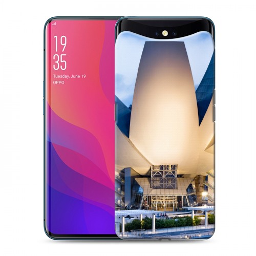 Дизайнерский силиконовый чехол для OPPO Find X Сингапур