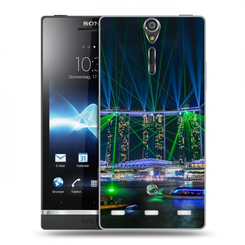 Дизайнерский пластиковый чехол для Sony Xperia S Сингапур