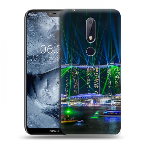 Дизайнерский силиконовый чехол для Nokia 6.1 Plus Сингапур