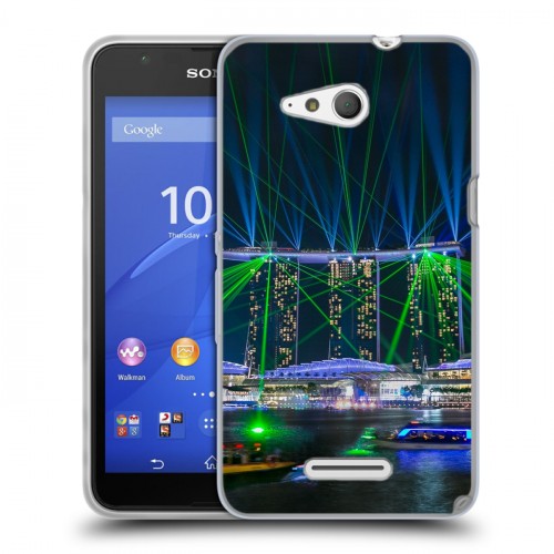 Дизайнерский пластиковый чехол для Sony Xperia E4g Сингапур