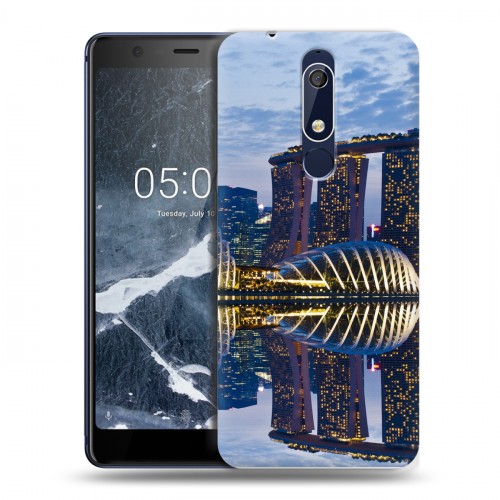 Дизайнерский пластиковый чехол для Nokia 5.1 Сингапур