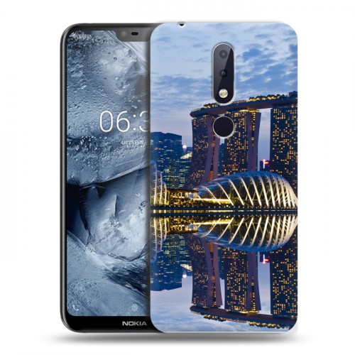 Дизайнерский пластиковый чехол для Nokia 6.1 Plus Сингапур