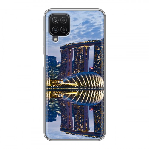 Дизайнерский силиконовый с усиленными углами чехол для Samsung Galaxy A12 Сингапур