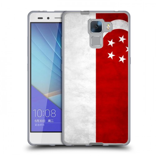 Дизайнерский пластиковый чехол для Huawei Honor 7 Сингапур