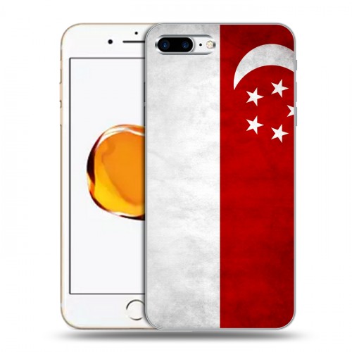 Дизайнерский силиконовый чехол для Iphone 7 Plus / 8 Plus Сингапур