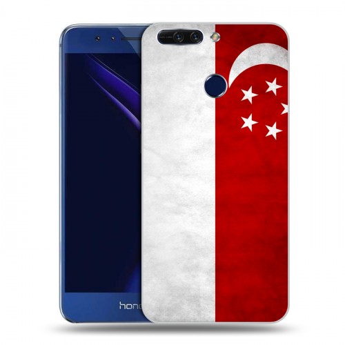 Дизайнерский пластиковый чехол для Huawei Honor 8 Pro Сингапур