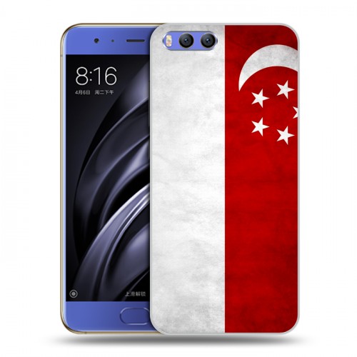 Дизайнерский пластиковый чехол для Xiaomi Mi6 Сингапур