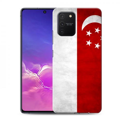 Дизайнерский силиконовый с усиленными углами чехол для Samsung Galaxy S10 Lite Сингапур