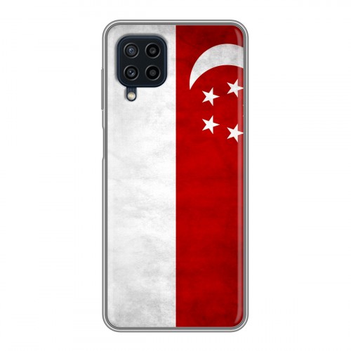 Дизайнерский пластиковый чехол для Samsung Galaxy A22 Сингапур