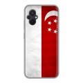 Дизайнерский силиконовый с усиленными углами чехол для Xiaomi Poco M5 Сингапур