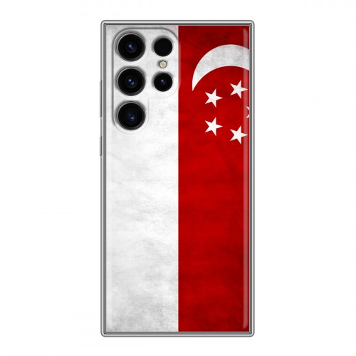 Дизайнерский пластиковый чехол для Samsung Galaxy S24 Ultra Сингапур