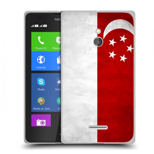 Дизайнерский силиконовый чехол для Nokia XL Сингапур