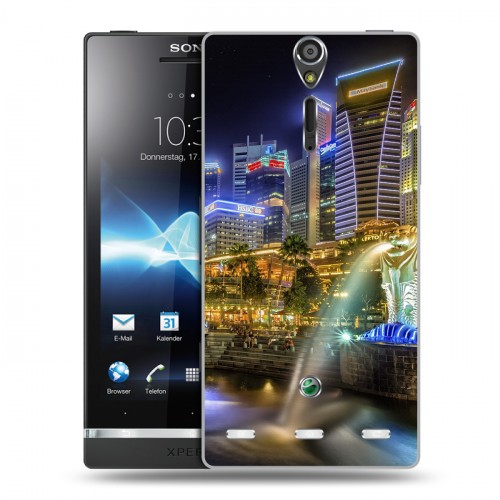 Дизайнерский пластиковый чехол для Sony Xperia S Сингапур