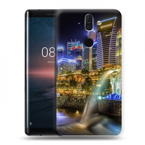 Дизайнерский силиконовый чехол для Nokia 8 Sirocco Сингапур