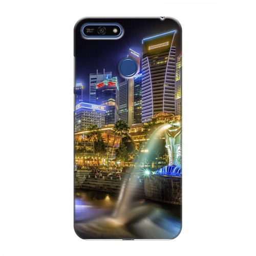 Дизайнерский силиконовый чехол для Huawei Honor 7A Pro Сингапур
